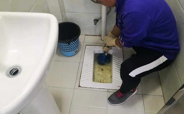 承留镇疏通蹲坑